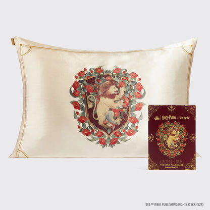 Kitsch x Harry Potter Gryffindor Standard Satin Pillowcase — hero